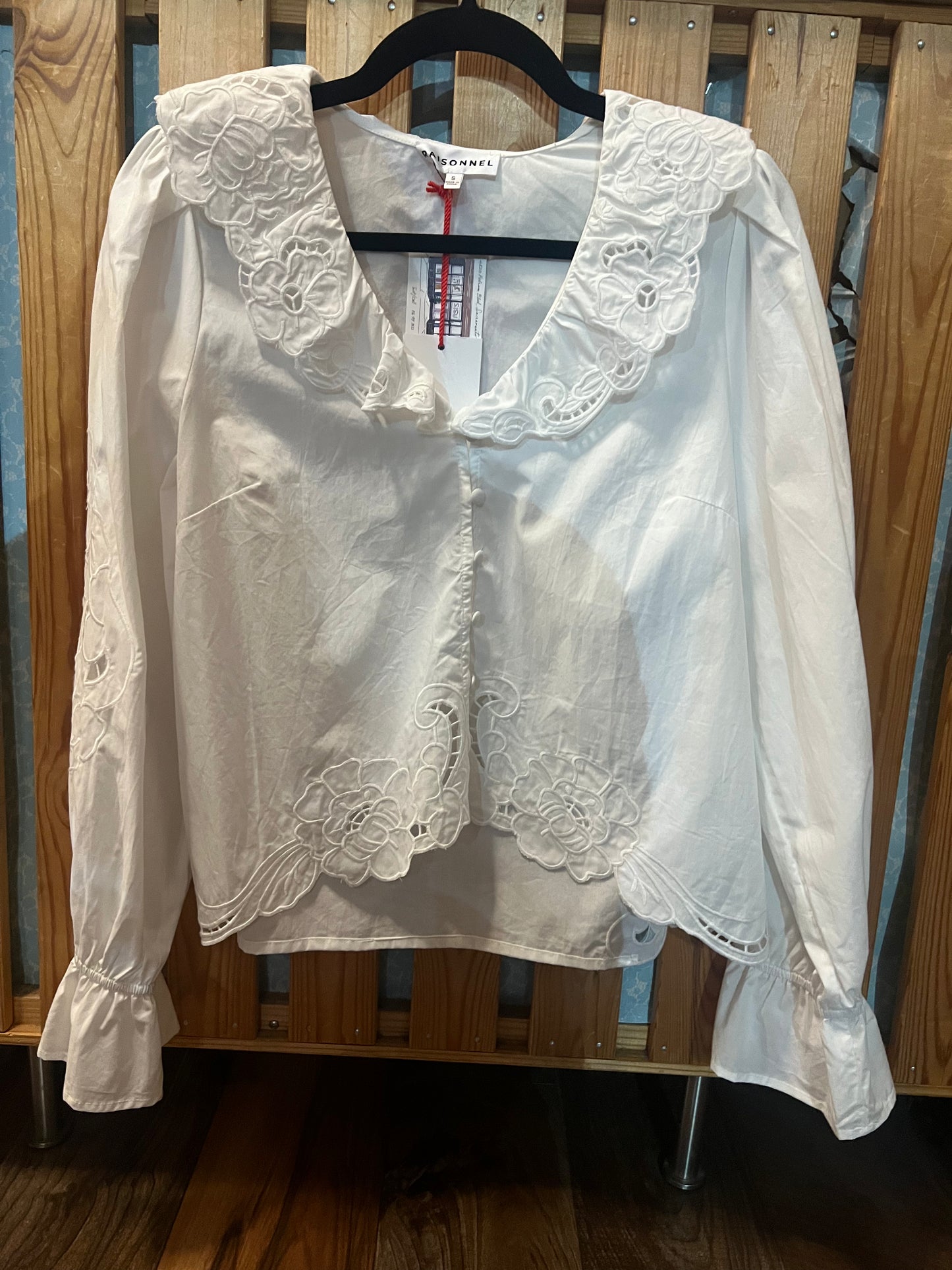 Embo Collar Blouse
