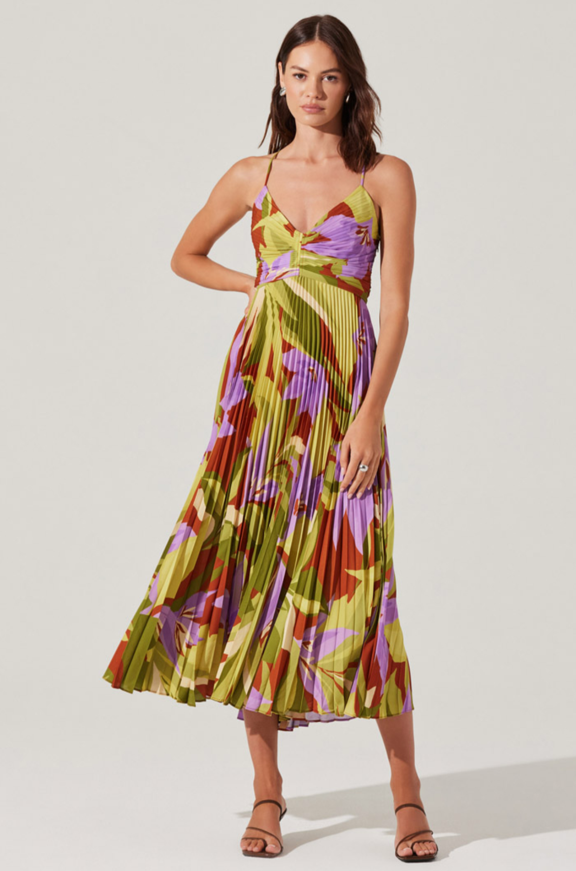 Green Rust Floral