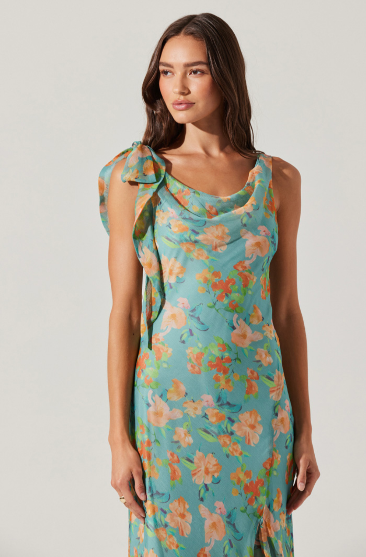 Tia Teal Dress