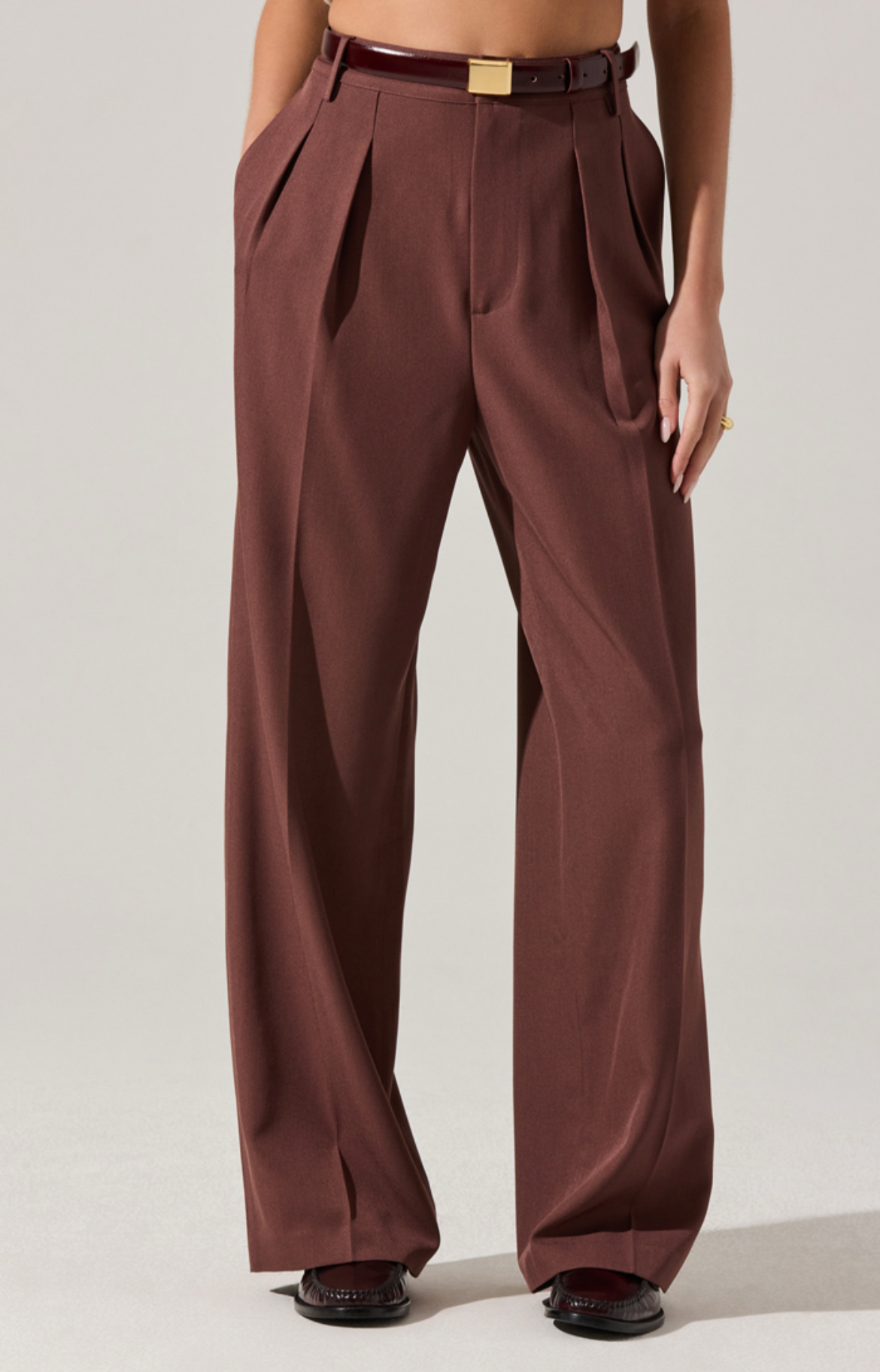 Faria Pleated Trousers