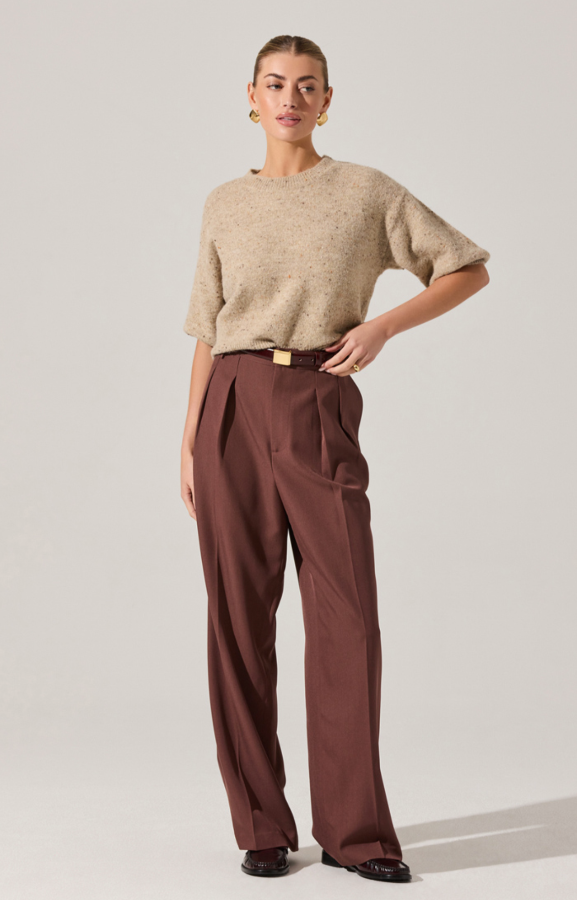 Faria Pleated Trousers