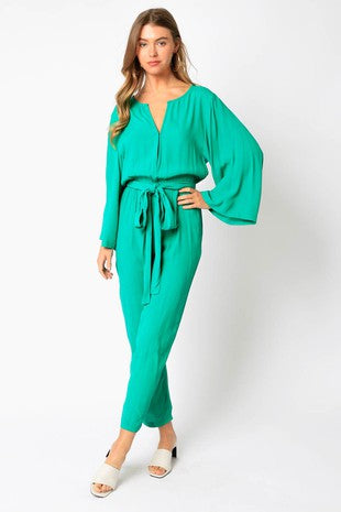Teal Meal Jumpsuit